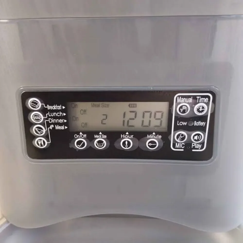 DOGNESS 9L Dog Feeders for Large Dogs, Automatic Dog Feeder with Timer